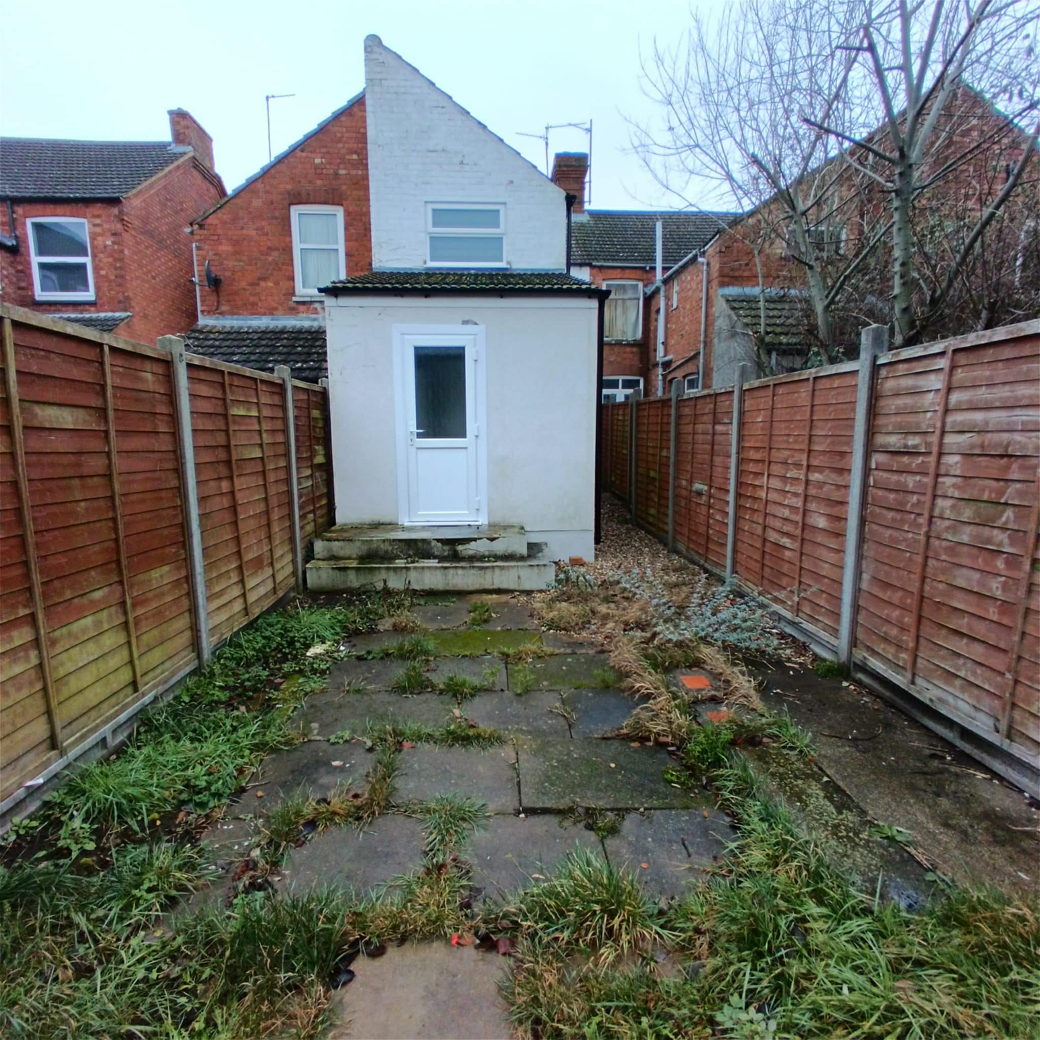 Garden before renovation